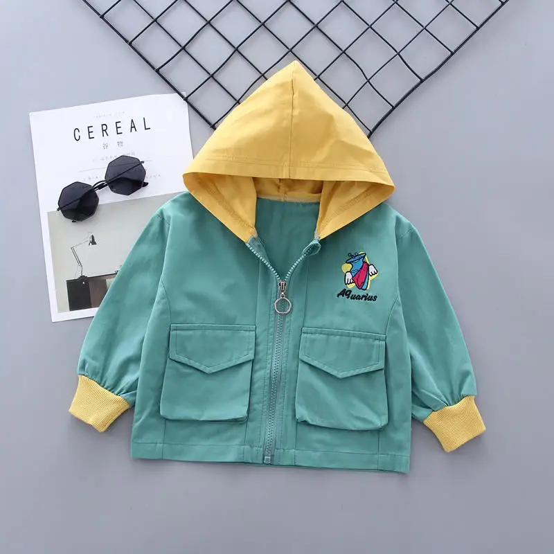 Новинка 2020 Весенняя хлопковая куртка для детей ветровка маленьких мальчиков