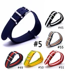 16 мм 18 мм22 мм24 мм серый ремешок для наручных часов полоски Для мужчин НАТО тканого волокна нейлоновые ремешки для часов Ремешок для наручных часов