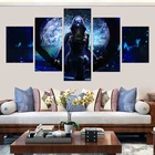 Картина на холсте HD печать домашний Декор 5 штук массовый эффект настенное искусство модульная игровая фигурка картина для гостиной плакаты
