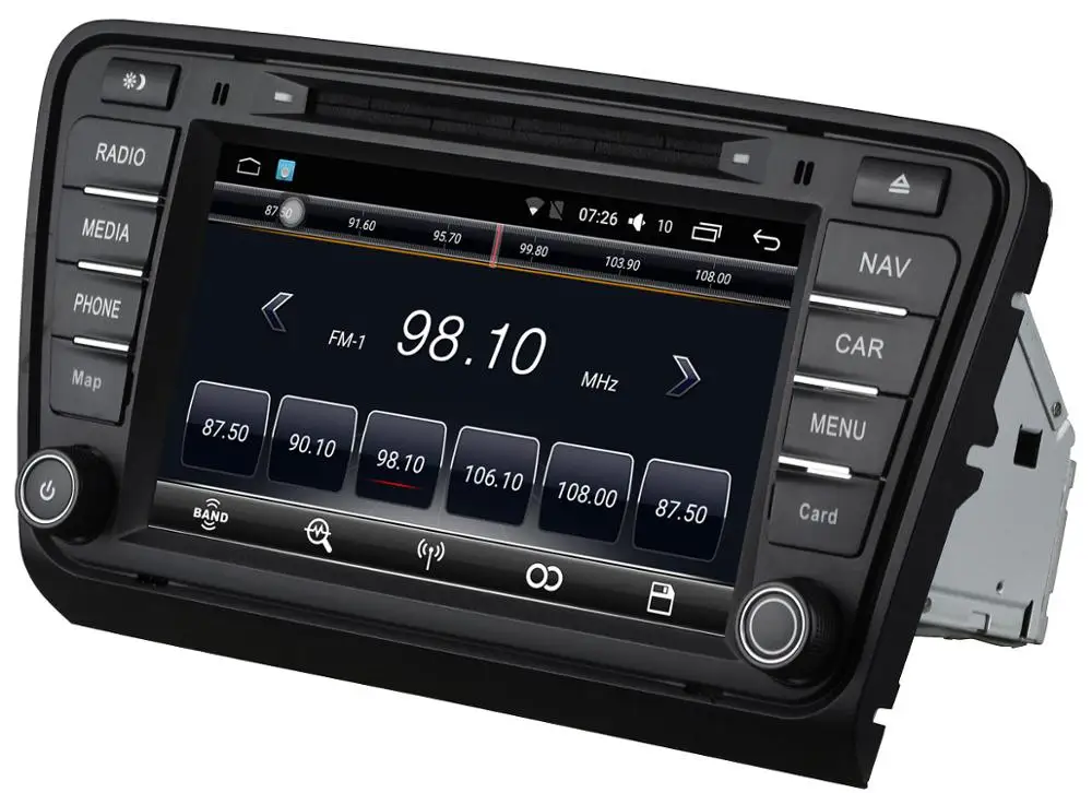 Автомобильный dvd плеер NaweiGe 8 дюймов T30 Android Восьмиядерный процессор 1 дюйма 2 + 32 ГБ