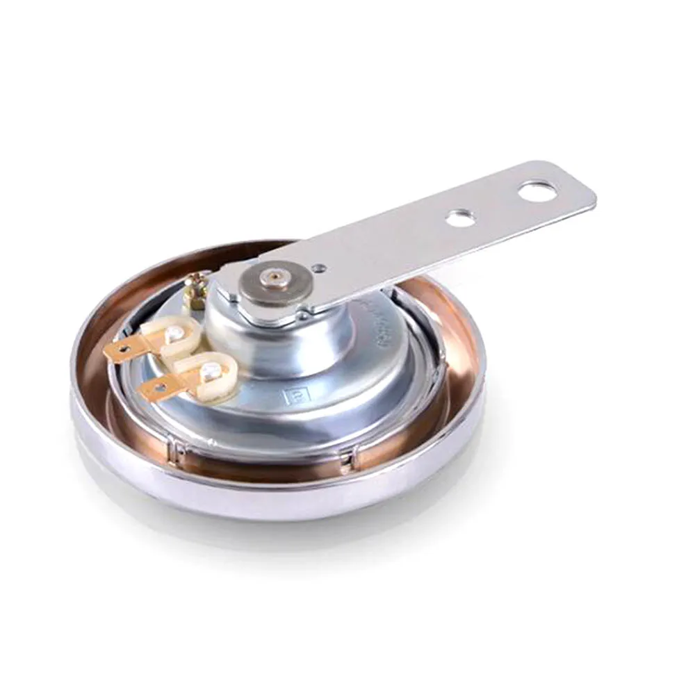 Пара Рожков 12 в 105 дБ для мотоцикла нержавеющая сталь 8 круглых отверстий клаксон