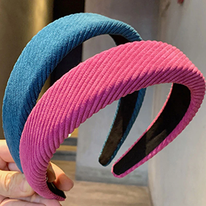 

Женские модные вельветовые обручи для волос в стиле ретро, новая милая повязка на голову в Корейском стиле, элегантные аксессуары для волос