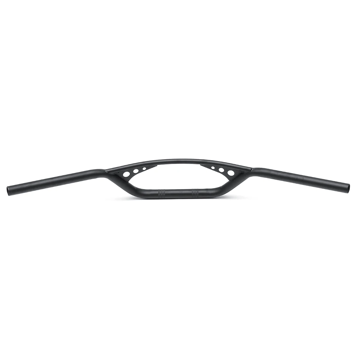 Motorcycle 1 Inch 25mm Handlebar Cafe Racer Handle Bar - Chrome Black for Harley XL883 1200 X48 Davidson Dyna Softail image 3