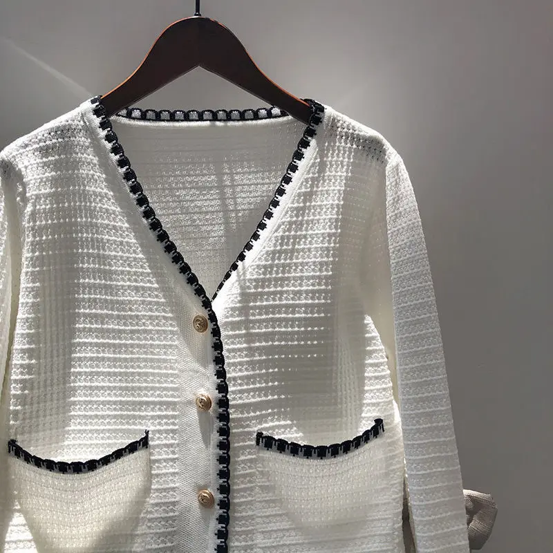 Женская одежда женский костюм джемпер свитера Укороченный кардиган милые топы с