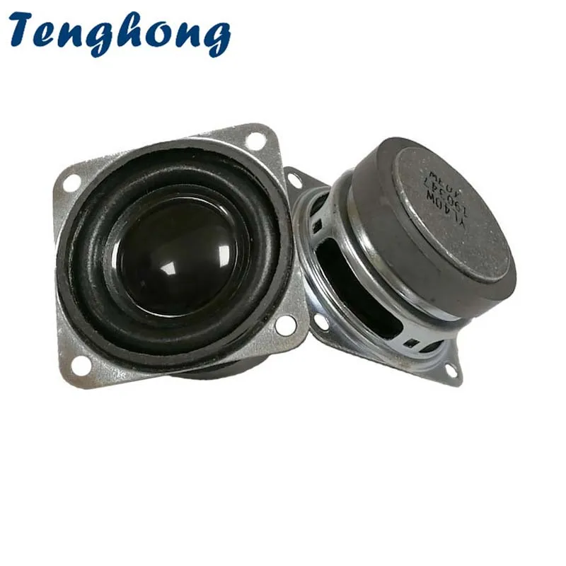 

Tenghong 2pcs 40MM Full Range Speaker Horn 4 Ohm 3W Portable Audio Bluetooth Loudspeaker For Home Theater Sound DIY 36 Magnets