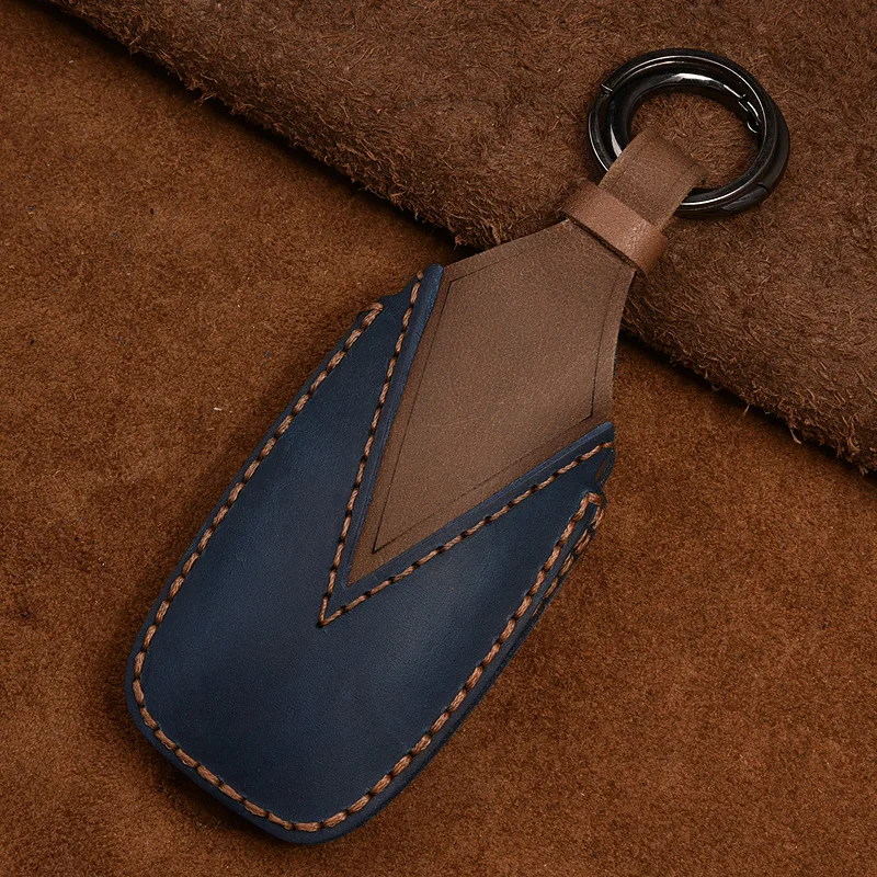 

Crazy Horse Leather Car key Cover Case for BMW 520 525 f30 f10 F18 118i 320i 1 2 3 5 7 Series X3 X4 M3 M4 M5 E34 E36 Styling