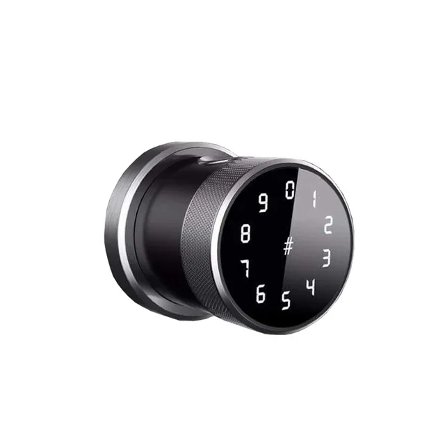 TTlock Wi-Fi приложение Bluetooth дверные замки отпечатков пальцев IC карты цифровой Смарт ручка блокировки - Цвет: Silver