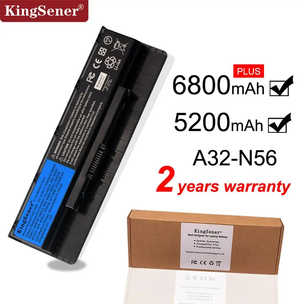 KingSener A32 N56 B53V B53A F45A F45U R500N R500VD F55 N56D N56DY N56J N56JK N56VM N56VV N56VZ N56VB|Аккумуляторы для