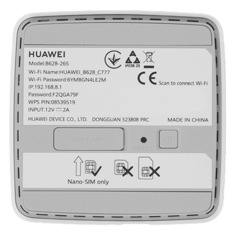 Unlocked 4G WiFi Router With Sim Card Huawei CPE Pro 2 B628-265 LTE Cat12 Up To 600Mbps 2.4G 5G AC1200 Lte WIFI PK B818 B715 | Компьютеры