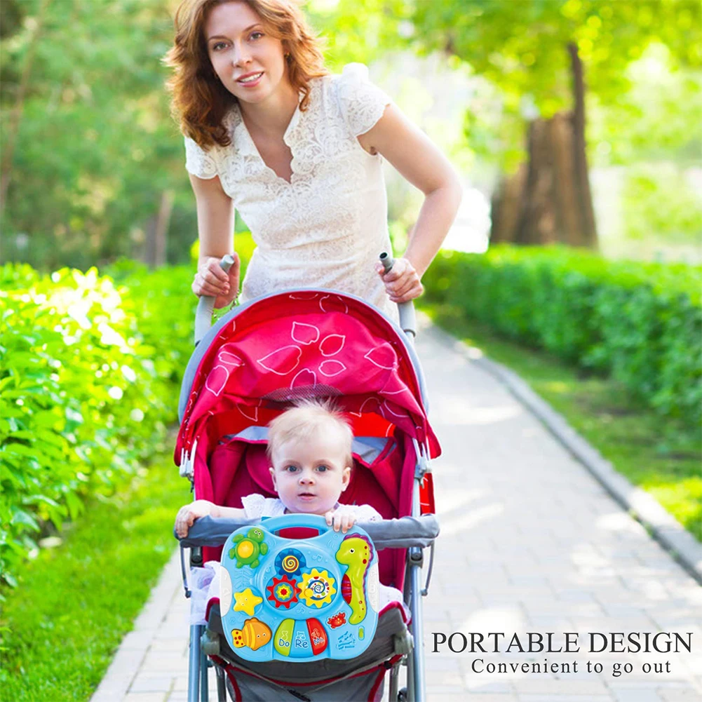 Gift Learning Table Sea Animal Play Safe Activity Colorful Early Education Infants Game Light Music Funny Baby Toy Toddlers | Игрушки и