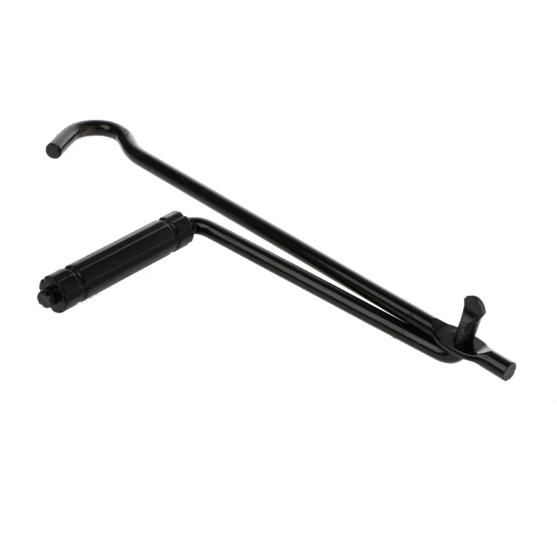 

Car Metal Handle Scissors Jack Wrench Auto Black Durable Wheel Repair Tool