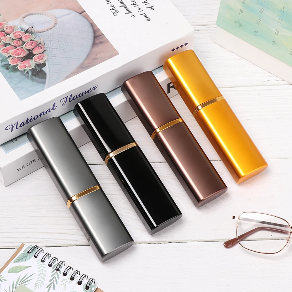 Мини портативный милый алюминиевый пенал металлическая коробка для очков