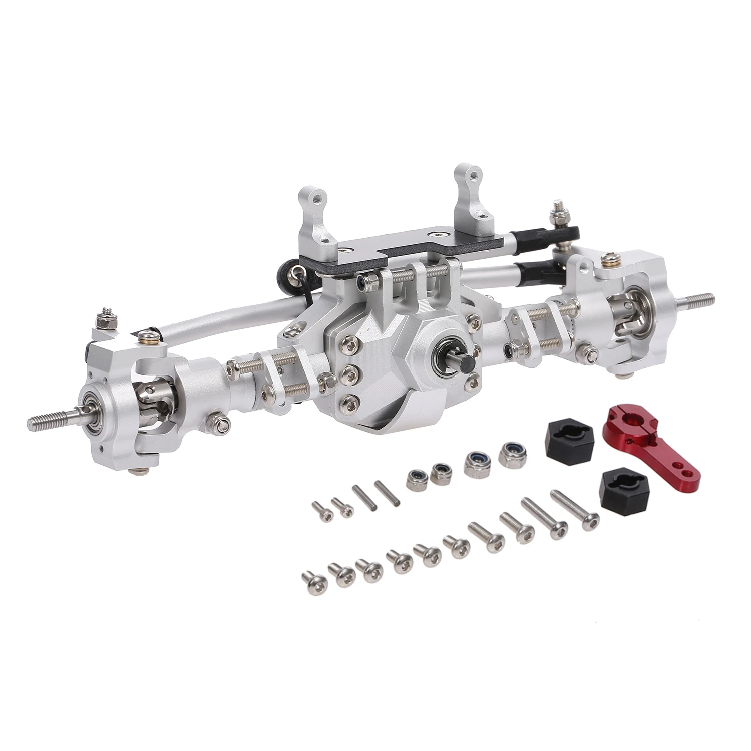 Металлическая передняя задняя ось мостовая Ось RC обновленные детали для Axial SCX10 II