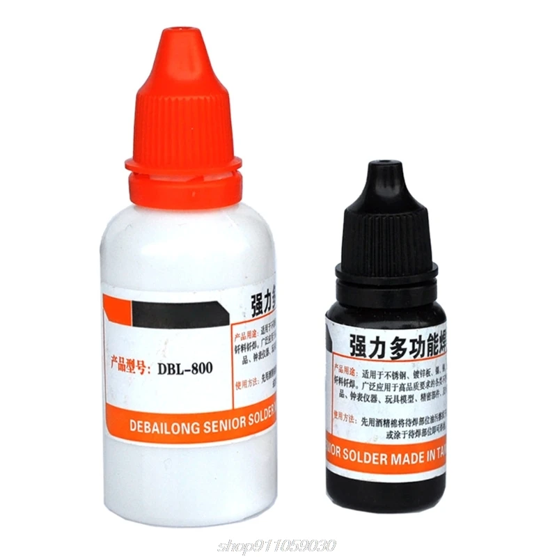 

35ml Powerful Rosin Soldering Agent No-clean Flux Stainless Steel White Plate Iron 18650 Battery Welding F04 21 Dropshipping