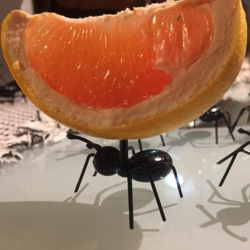 12 шт. палочки для фруктов зуб выбрать вечерние украшения животных мультфильм