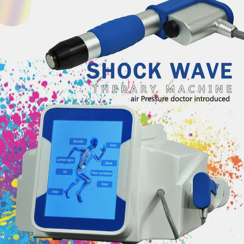 

New Arrive Pneumatic Shock Wave Therapy Equipment Shockwave Machine Eswt Physiotherapy Knee Back Pain Relief Cellulites Removal