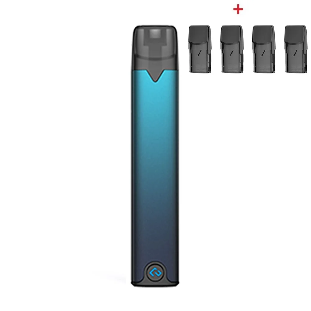AquamarineBlue4 pods Комплект Hcigar Akso OS Pod 420 мАч встроенный аккумулятор с системой блокировки пряжки и 1,4 мл многоразовый стручок Vape - Цвет: AquamarineBlue4 pods