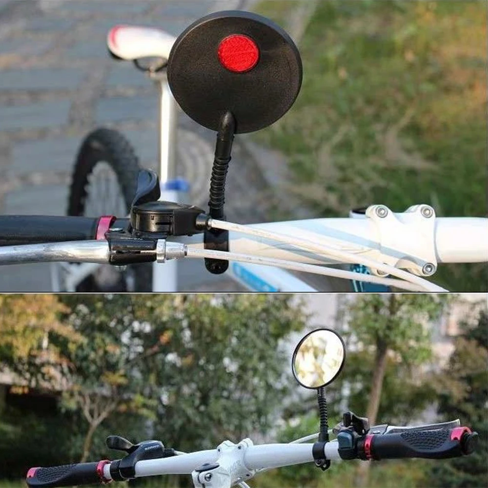 

Bicycle Rearview Mirrors for Handlebars Universal Adjustable Flexible Rear Back View Mirror Bike Cycling Accessories