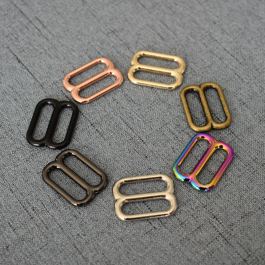 Металлическая скользящая Пряжка 10 шт./лот 20 мм используется для сумок ремешков