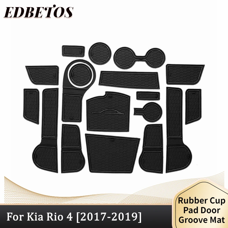 Коврик для дверей автомобиля Rio 4 2017 2018 2019 Противоскользящий коврик Kia | Автомобили