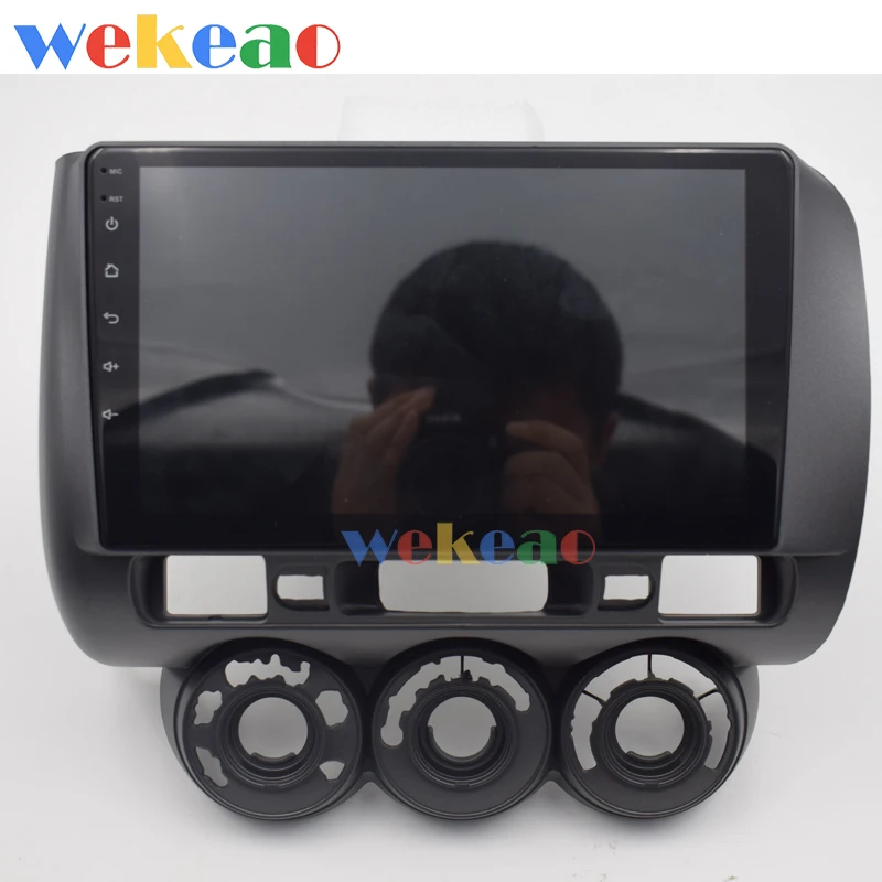 Автомагнитола Wekeao с сенсорным экраном 9 дюймов 1 Din Android 0 Dvd-плеер для Honda Fit Jazz 4G
