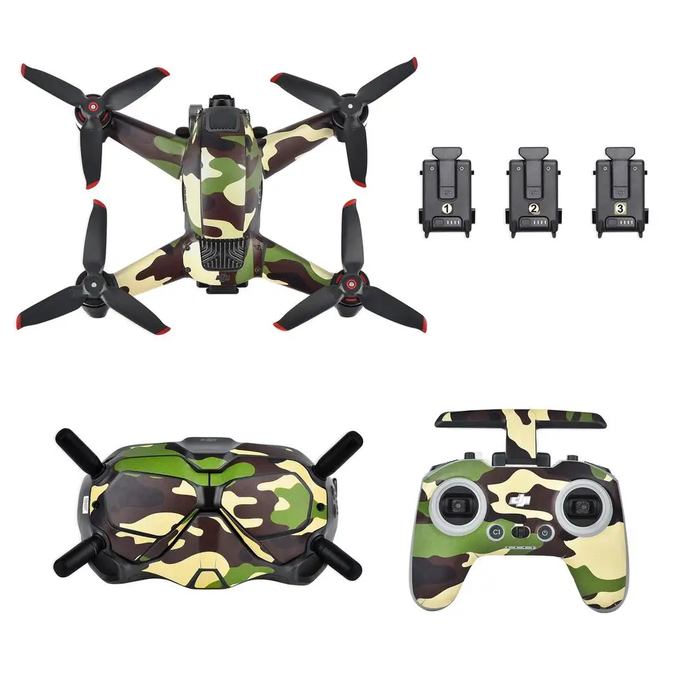 

Drone + Remote Control + Glasses Sticker Body Protection Film For Dji Fpv Drone Accessories