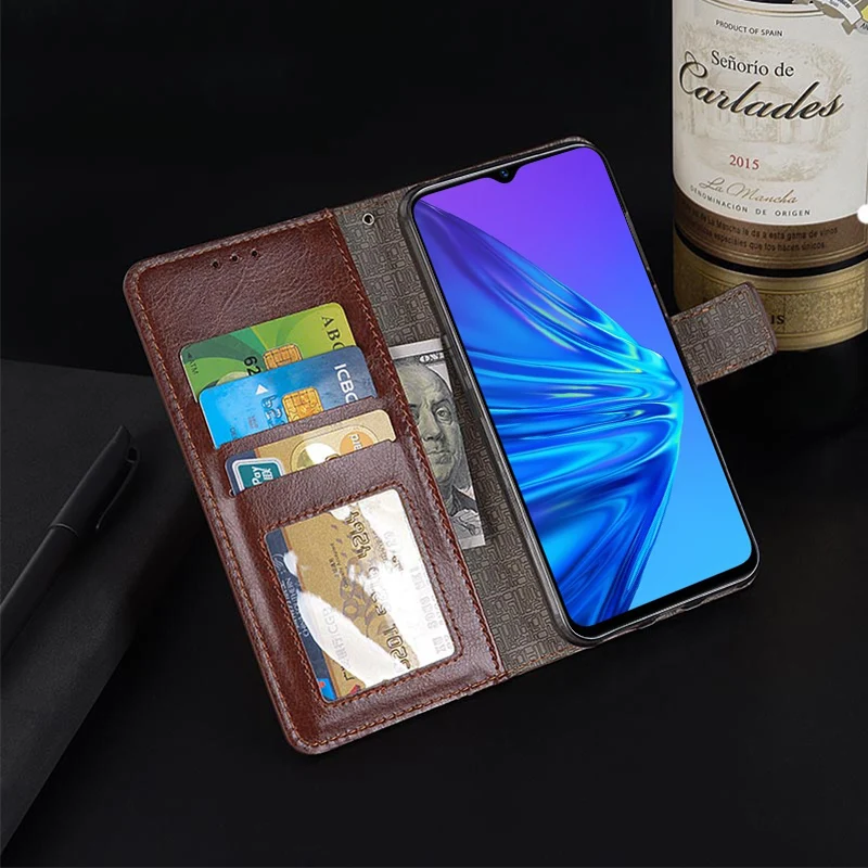 Для OPPO Realme X2 X 2 чехол Роскошный флип PU кошелек кожаный чехол для OPPO Realme X2 чехол Сумки с фоторамкой слот для карт