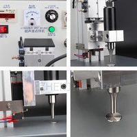 220V Mask Spot Welding Machine Ear Strap Accessories N95 Ultrasound Semi-automatic Non-woven Fabric Ear Rope Welding Equipment