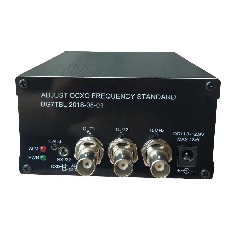 

10MHz Frequency Standard OCXO LCD Crystal Oscillator Frequency Standard Adjustable 10K-180M Audio Clock Soure BNC Connector