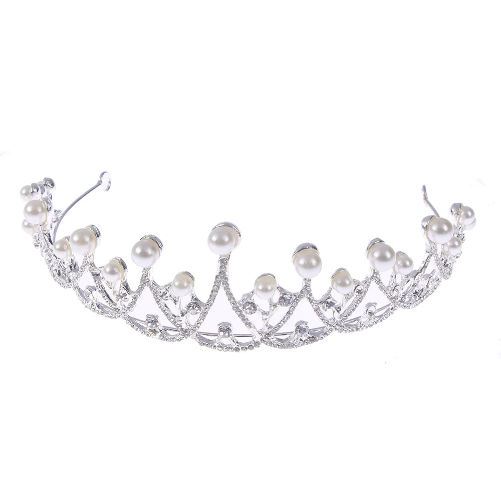 

2020 Wedding Hair Accessories Crystal Pearl Headband tiara Bride Crown Women Hair Jewelry Bridal Hair Accessories Wedding Brida