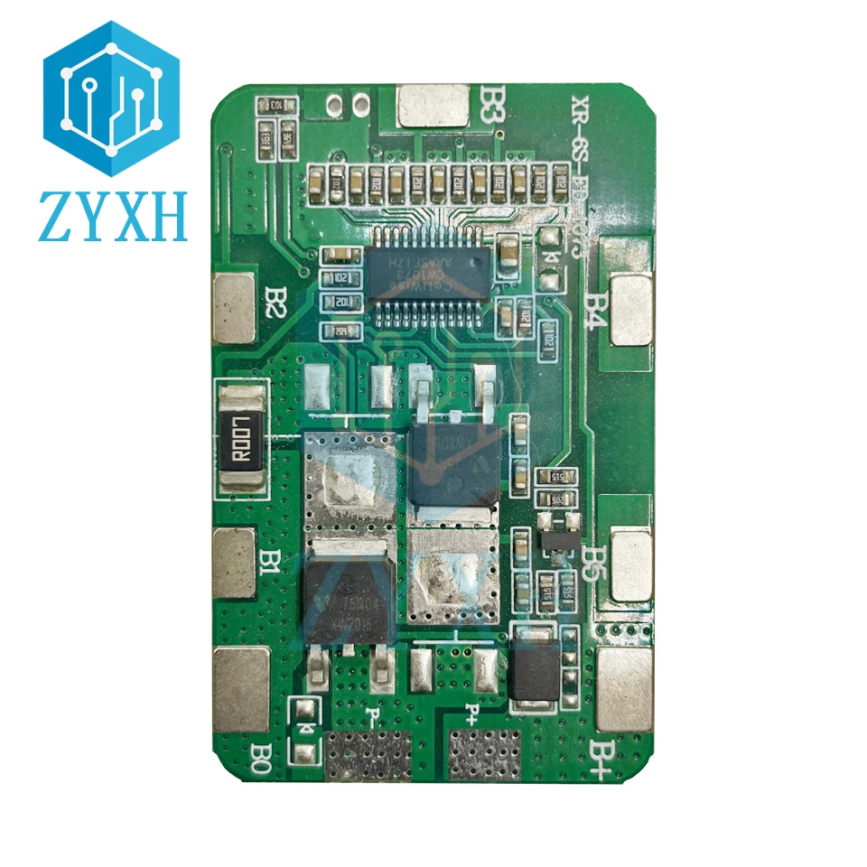 Плата зарядного устройства для литий-ионных аккумуляторов 6S BMS 5A/10A 22 в 18650 общий