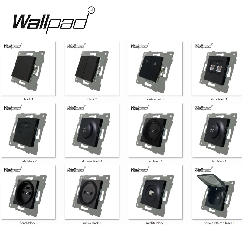 2 Way светильник переключатель с Кепки розетка Wallpad украшением в виде кристаллов