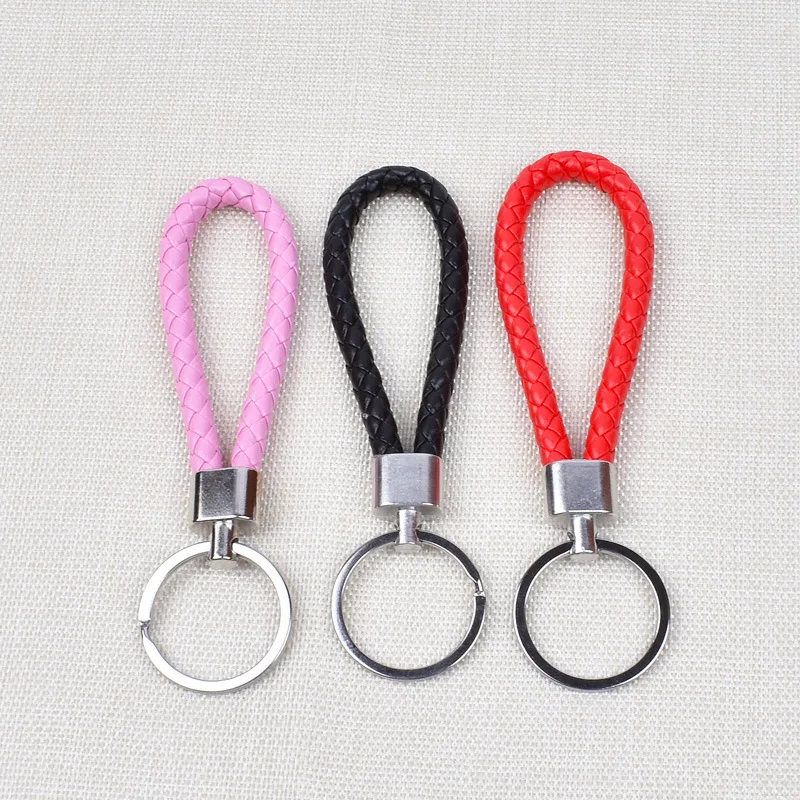 BTWGLSimple металлический шнур цветная трикотажная цепочка для ключей женщин