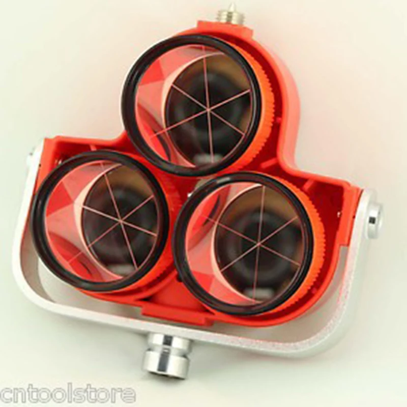 

Red Color Triple Prism System with Bag for Total Station Surveying