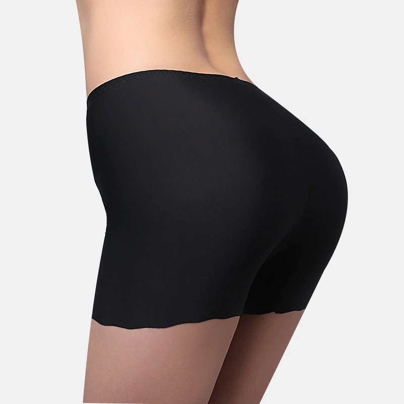 Ultra-thin Breathbale Skinny Panties Seamless Summer Safety Short Pants Women Soft Ice Silk Ultra-comfortable Solid | Женская одежда