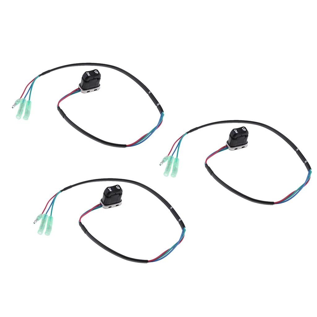 

3pcs Trim Tilt Switch For Yamaha Outboard Remote Controller 703-82563-01-00