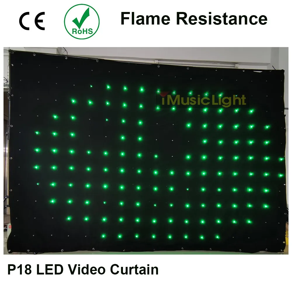 80 анимированных узоров СВЕТОДИОДНЫЙ занавес P18 2 м x 3 м 187 шт. светодиодный s DMX512 для мобильного DJ группа ночной клуб сценический фон