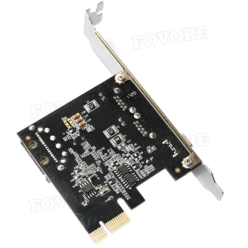 USB 3 1 PCI e адаптер 2 порта концентратор USB3.1 Тип C PCIe USB3 Type-C конвертер PCI-e x1 USB3.0 карта