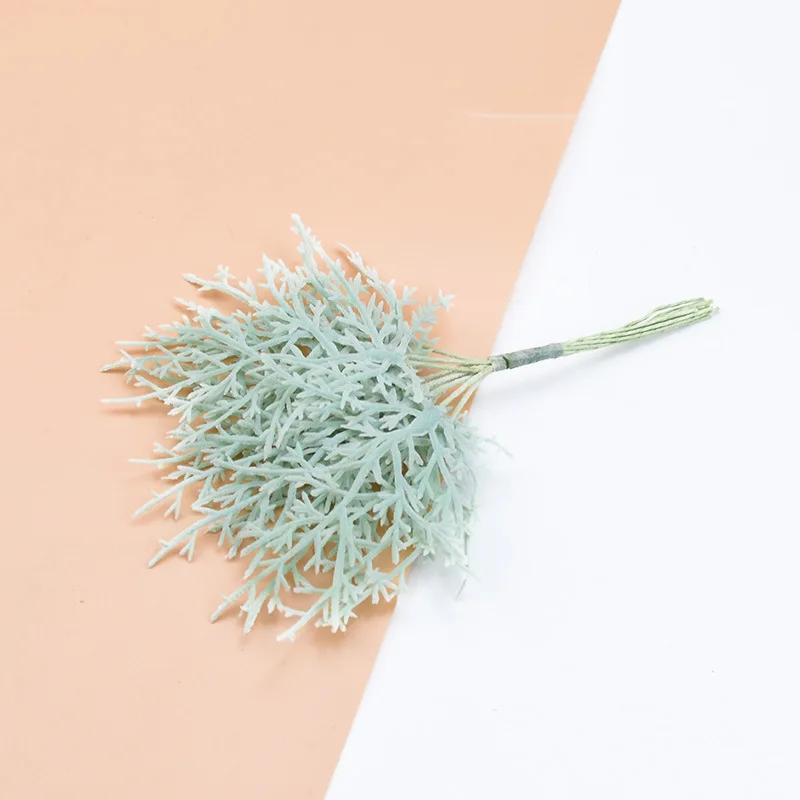 10 шт. искусственные растения разноцветные декоративные цветы для рождественской