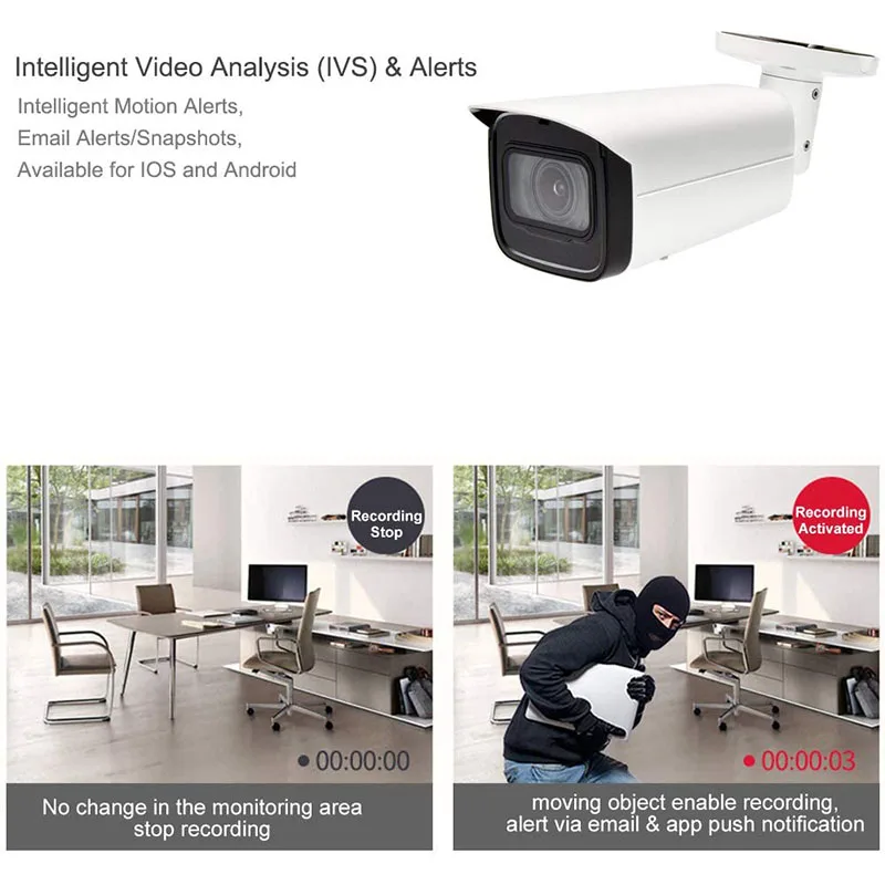 IPC HFW3841T ZAS 8MP 4K Starlight H.265 IP67 PoE моторизованная вариофокальная цилиндрическая