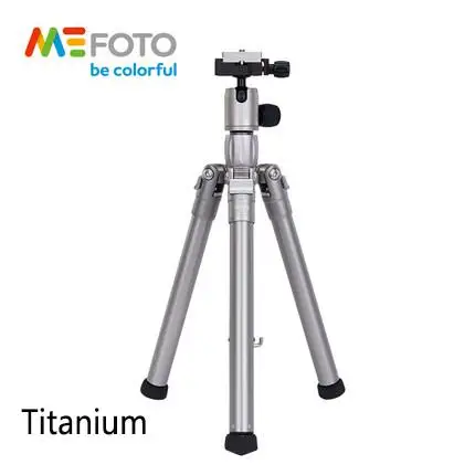 MeFoto MF15 штатив Reflexed монопод селфи палка мини портативный штатив для камеры с шаровой головкой 5 секций DHL - Цвет: Золотистый