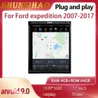 Головное устройство ShunSihao Все в одном на android в стиле Tesla для Ford DISPATCH 2007-2017 CarPlay мультимедийный плеер стерео Автомагнитола 64G