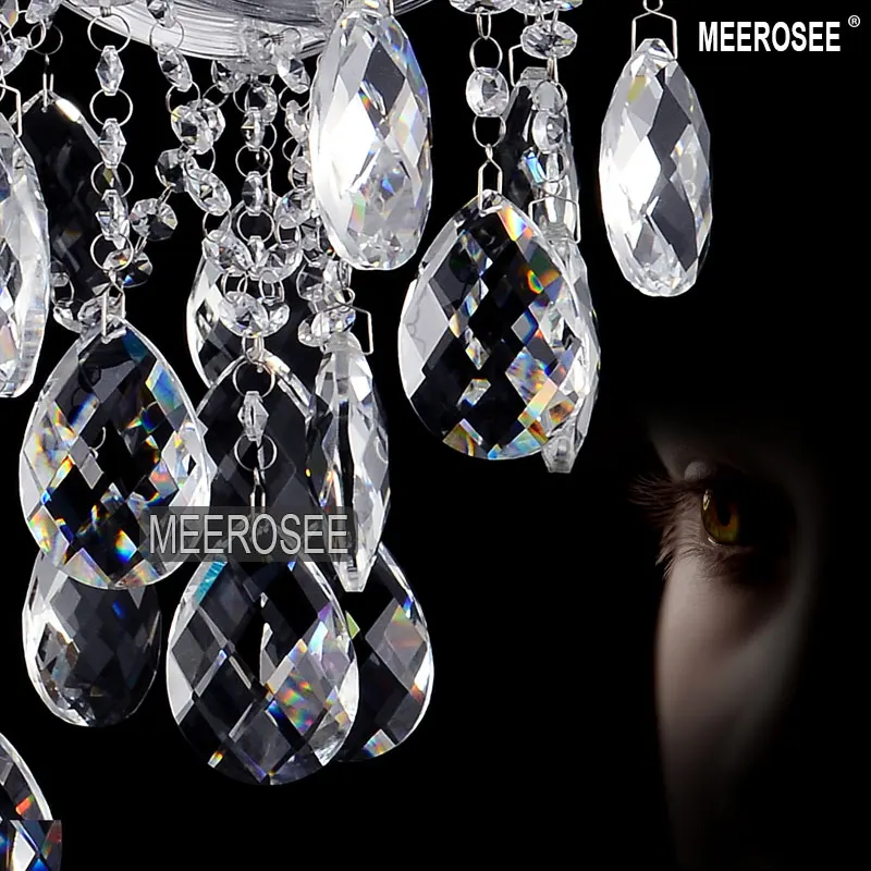 Оптовая цена светло-голубая большая Хрустальная люстра Maria Theresa светильник