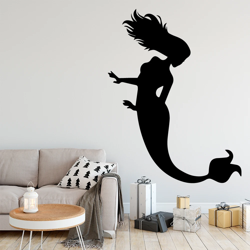 Новое одеяло хвост русалки из Wall Art Наклейки украшения мода стикер Декоративная