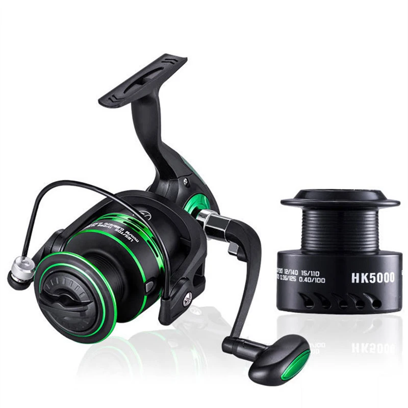 Двойная Катушка спиннинговая Рыболовная катушка для моря карпа рыболовные