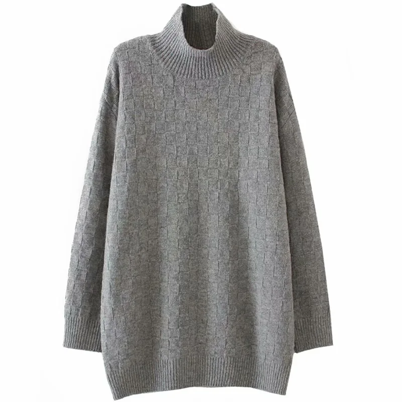 Повседневные женские свитера размера плюс Осень-зима 2019 Модные свободные