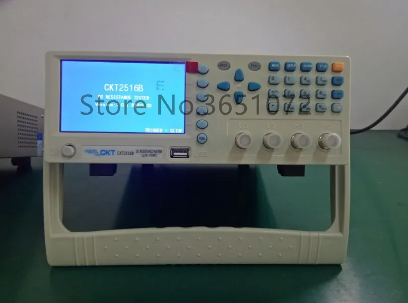 CKT2516B DC Низкий омметр микро ом измеритель сопротивления с измерительным