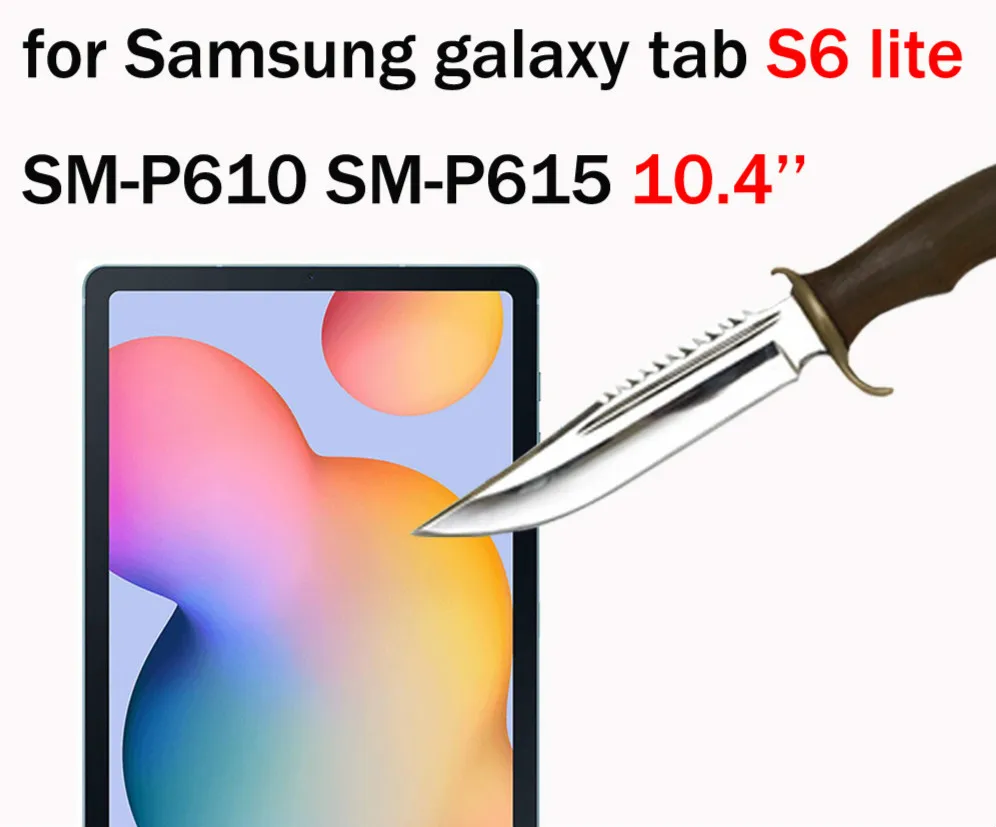 Защитное стекло закаленное для Samsung galaxy tab S6 lite 10 4 S5E S4 S3 S2 S 8 0 1 5 | Компьютеры и офис
