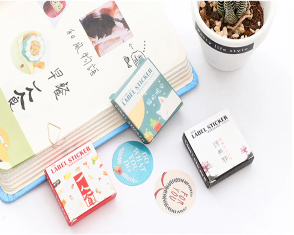 40pcs Creative Hand Account Sticker Korean Planner Stickers Cute Decorative Seal Cake Cookie Sealing Packaging Decoration | Дом и сад