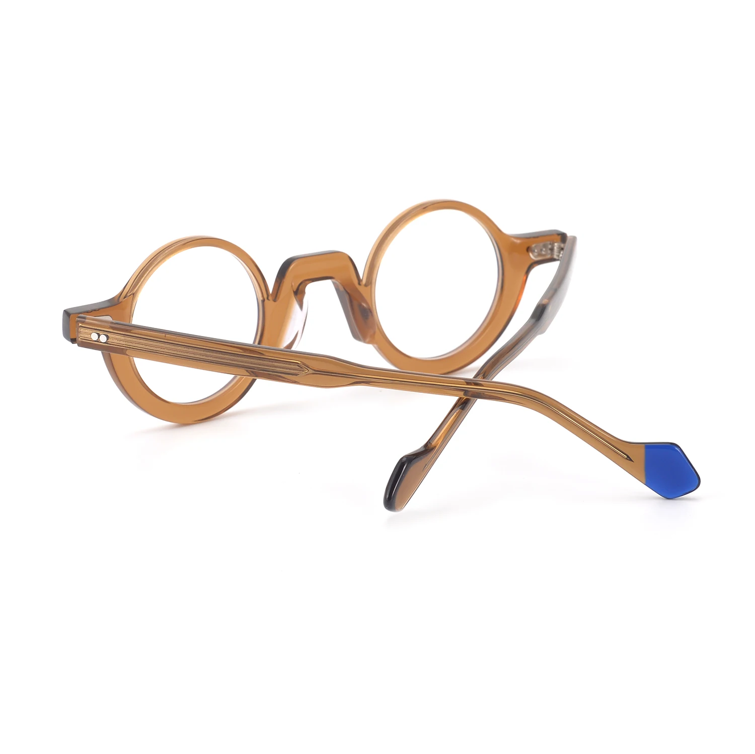 

Trisegga 2021 Top Quality Acetate Frame Retro Eyewear Frame Vintage Round Brand Design Eyeglasses Oculos De Grau